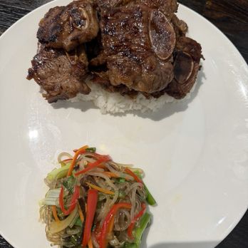 Seoul Bulgogi - Galbi (short rib) with Jap chae - Bubble Tea Near Me - San Jose, California