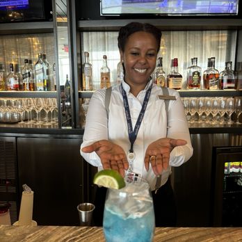 Delta Sky Club - Bartender was very pleased to make fun drinks! - Airport Lounges Near Me - Arlington, Virginia Delta Sky Club - Bartender was very pleased to make fun drinks! - Airport Lounges Near Me - Arlington, Virginia
