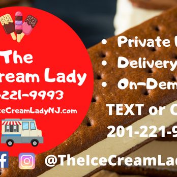 The Ice Cream Lady - Imagine that! I text my address and The Ice Cream Lady shows up! - Food Trucks Near Me The Ice Cream Lady - Imagine that! I text my address and The Ice Cream Lady shows up! - Food Trucks Near Me