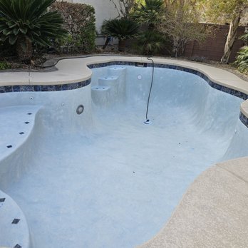 Trident Pool Plaster & Renovation - New plaster completed. - Pool & Hot Tub Service Near Me - Las Vegas, Nevada Trident Pool Plaster & Renovation - New plaster completed. - Pool & Hot Tub Service Near Me - Las Vegas, Nevada