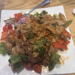 Drunken noodles