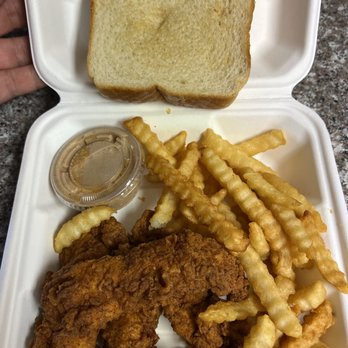 Layne's Chicken Fingers - The 4 Finger Meal - Chicken Shop Near Me - Houston, Texas