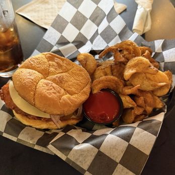The Yardbird - Buffalo Chx Sandwich and Fries - Southern Near Me - McAlester, Oklahoma