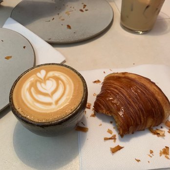La Cabra - Latte and croissant - Bakeries Near Me - New York, New York
