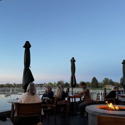 Riva Riverside Italian Dining - Sat outside
