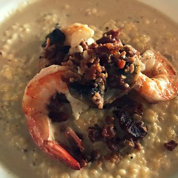 Three Blind Mice - Low Country Shrimp n' Grits. WARNING - the grits are extremely course. - American Near Me - Lilburn, Georgia