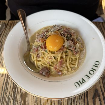 Olio e Più - Spaghetti Chitarra alla Carbonara - Pizza Near Me - New York, New York Olio e Più - Spaghetti Chitarra alla Carbonara - Pizza Near Me - New York, New York