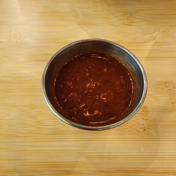 Dos Hermanos - What looks like a shot of salsa, this stuff will light you up! - Mexican Near Me - Columbus, Ohio