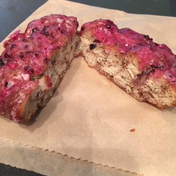 Mighty-O Donuts - Blueberry Fritter - Donuts Near Me - Seattle, Washington