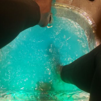 Millennial Nails - Pedicure was done first and felt so great with the scrub that was used. - Nail Salons Near Me - Brooklyn, New York