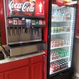 Choose fountain or can... included in price