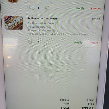 Taco Libre - Total. I recommend the huarache! - Tacos Near Me - Roseville, Minnesota