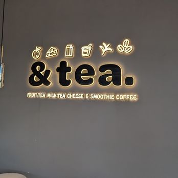 & Tea - Logo - Bubble Tea Near Me - Yakima, Washington & Tea - Logo - Bubble Tea Near Me - Yakima, Washington