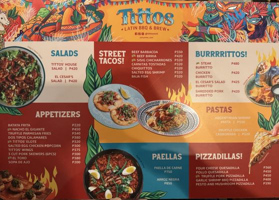 Menu photo 1 Tittos Latin BBQ & Brew Pasig, NCR Menu photo 1 Tittos Latin BBQ & Brew Pasig, NCR
