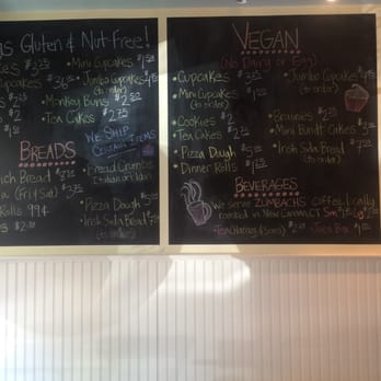 The Cake Box - Chalkboard menu at Swoon-Gluten free  bakery - Bakeries Near Me - Ridgefield, Connecticut