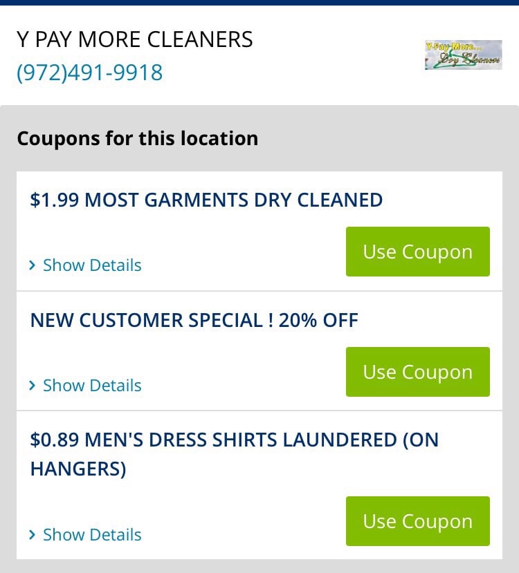Y PAY MORE CLEANERS Updated September 2024 31 Reviews 3009 W Spring Creek Pkwy, Plano