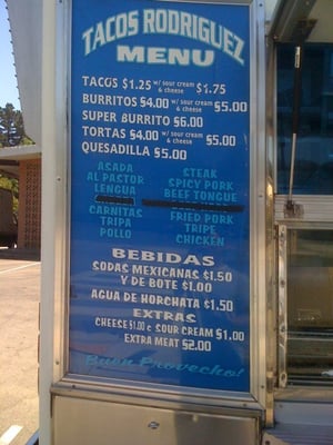 Menu photo 6 Tacos Rodriguez El Sobrante, CA Menu photo 6 Tacos Rodriguez El Sobrante, CA