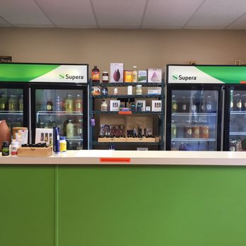 Quench Juice - a display of various beverages - Fruits & Veggies Near Me - Jackson, Tennessee
