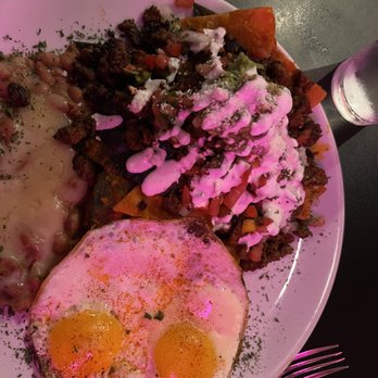 Tres Muchachos - Al pastor chilaquiles - Breakfast & Brunch Near Me - Costa Mesa, California Tres Muchachos - Al pastor chilaquiles - Breakfast & Brunch Near Me - Costa Mesa, California