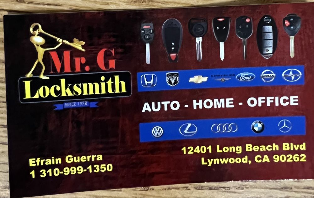 MR G LOCKSMITH Updated October 2024 10 Reviews 12401 Long Beach