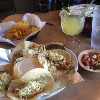 Los Agave's - Fish Tacos & margarita with pico de gallo on the side - Mexican Near Me - Princeton, Kentucky