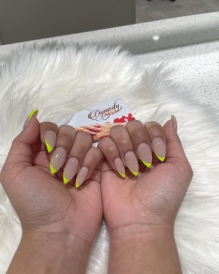 SNS Dipping Powder - Dynasty Nails specializes in making our clients feel like Kings and Queens. We provide a wide range of pampering services, making sure to go above and beyond your expectations, delivering you with relaxation and a smile.
Our services range from full sets, to manicures, to pedicures, to nail art, etc!! Dynasty Nails is the perfect place to make anyone feel good and look good any day of the week! Stop in today! SNS Dipping Powder - Dynasty Nails specializes in making our clients feel like Kings and Queens. We provide a wide range of pampering services, making sure to go above and beyond your expectations, delivering you with relaxation and a smile.
Our services range from full sets, to manicures, to pedicures, to nail art, etc!! Dynasty Nails is the perfect place to make anyone feel good and look good any day of the week! Stop in today!