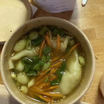 Urban Wok - Chicken Wonton Miso Soup - Asian Fusion Near Me - St Paul, Minnesota Urban Wok - Chicken Wonton Miso Soup - Asian Fusion Near Me - St Paul, Minnesota