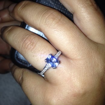 Shane Co. - 1.5 ct cushion cut Ice blue sapphire engagement ring in a diamond and platinum vintage style setting. My fiancées ring. - Jewelry Near Me - San Mateo, California Shane Co. - 1.5 ct cushion cut Ice blue sapphire engagement ring in a diamond and platinum vintage style setting. My fiancées ring. - Jewelry Near Me - San Mateo, California