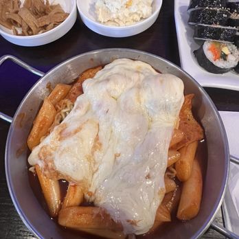 Mama's Kitchen - Ramen with Tteokbokki (rice cakes) and cheese - Korean Near Me - Menifee, California