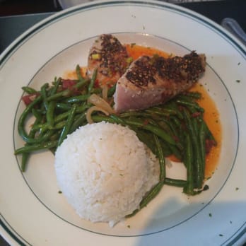 Babin's Seafood House - The pan seared Ahi Tuna. - Seafood Near Me - Katy, Texas Babin's Seafood House - The pan seared Ahi Tuna. - Seafood Near Me - Katy, Texas