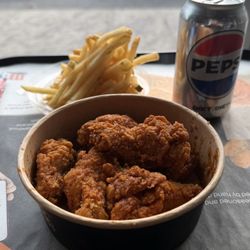 Mary Brown's - Nashville Wings Combo with Fries & Diet Pepsi