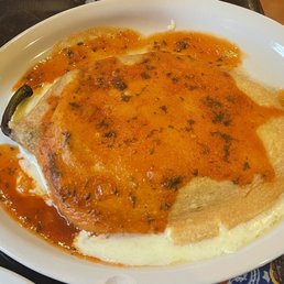 Beef Burrito, Beef Flauta, and Chili Relleno