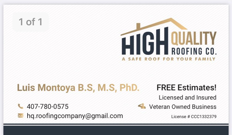 Slide of High Quality Roofing