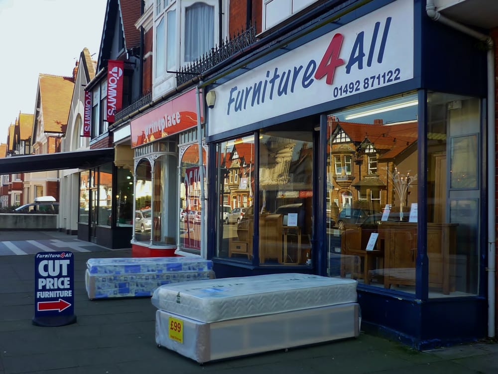 FURNITURE 4 ALL 37 Mostyn Avenue, Llandudno, Conwy, United Kingdom Yelp