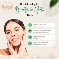 ReVitaLyft - Add a glutathione injection to your Beauty & Youth Drip!