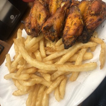 Mazadar Mediterranean Kitchen - garlic wings and fries - Mediterranean Near Me - Albany, New York