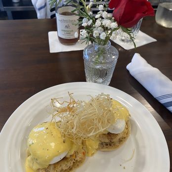 Fleur STL - Seasonal Benedict (crab cakes) - Breakfast & Brunch Near Me - St. Louis, Missouri Fleur STL - Seasonal Benedict (crab cakes) - Breakfast & Brunch Near Me - St. Louis, Missouri