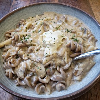 OrVeganic - Almond cheddar chardonnay alfredo ($13.75). The sauce was super sweet and not good. Also, I hated the sour cream, which tasted off to me. - Vegan Near Me - Lawndale, California