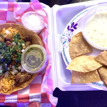 Mexico City - Chicken burrito bowl. Chips with queso cheese. - Mexican Near Me - Hamburg, New York
