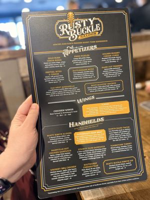 Menu photo 1 Rusty Buckle Saloon Apache Junction, AZ Menu photo 1 Rusty Buckle Saloon Apache Junction, AZ