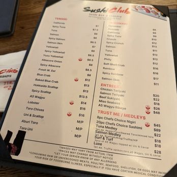 Sushi Club - Sushi Bars Near Me - Brea, California
