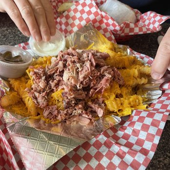 Cotton State BBQ - Loaded fries with pork - Barbeque Near Me - Mobile, Alabama