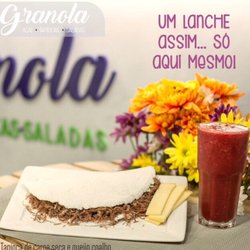 Granola - Temos diversas opções de tapiocas!