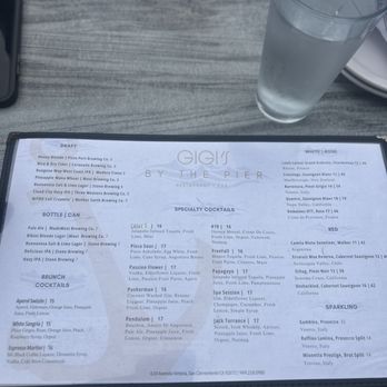 GiGi's by The Pier - Drink menu - Seafood Near Me - San Clemente, California GiGi's by The Pier - Drink menu - Seafood Near Me - San Clemente, California