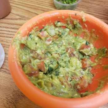 Indy Tacos - Half eaten guacamole! So fresh but too many tomatoes for me - Mexican Near Me - Indianapolis, Indiana