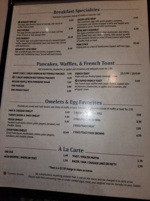 Menu photo 3 Borgen's Cafe Westby, WI