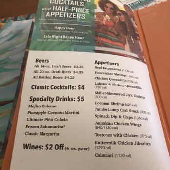 Bahama Breeze - Happy hours menu! - Bars Near Me - Lutz, Florida Bahama Breeze - Happy hours menu! - Bars Near Me - Lutz, Florida