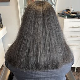 2022.09.29 Simple $120 hair cut kept grays I requested. Light layering in front & kindest stylist I've ever met: Brandon took my picture! 2022.09.29 Simple $120 hair cut kept grays I requested. Light layering in front & kindest stylist I've ever met: Brandon took my picture!