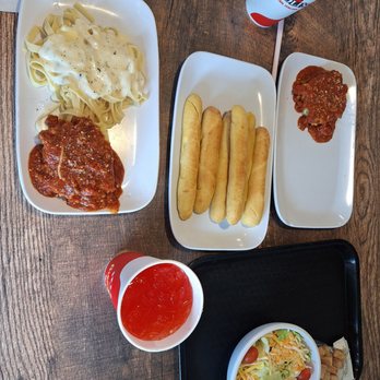 Fazoli's - Two of the $7.99 lunch specials, 2025 07 23. - Italian Near Me - Lubbock, Texas