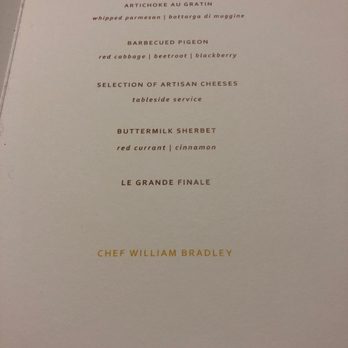 Addison - Chefs menu - New American Near Me - San Diego, California